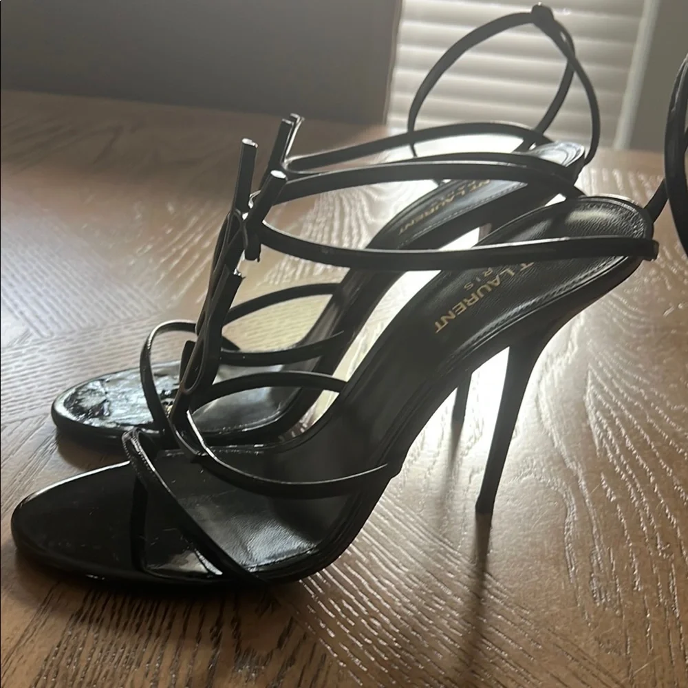 Saint Laurent Black Women's Sandals - Picture 4 of 7